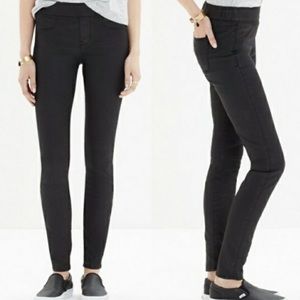 Madewell Black Coated Skinny Skinny Leggings Sz 31